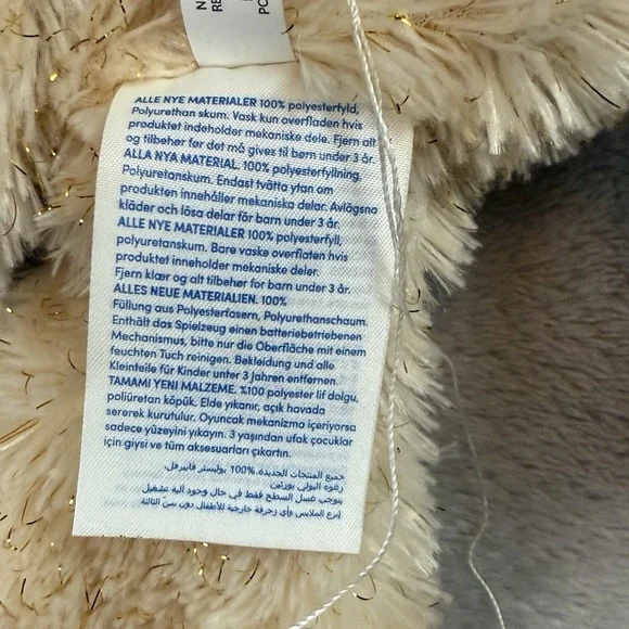 NEW Build a Bear Retired Beauty & the Beast Belle Bear Plush Unstuffed 2016 Tags - Picture 6 of 9